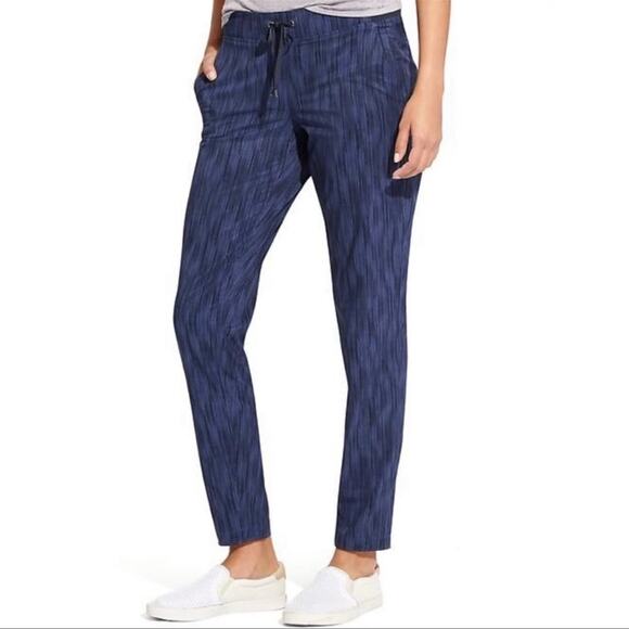 Athleta Midtown Stride Blue Ankle Pants - Picture 2 of 5